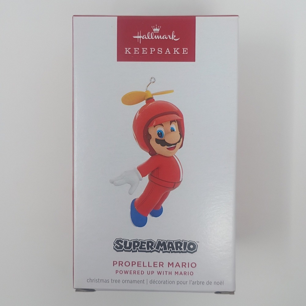 Hallmark 2024 Keepsake Super Mario Propeller Mario Christmas Ornament New P2
